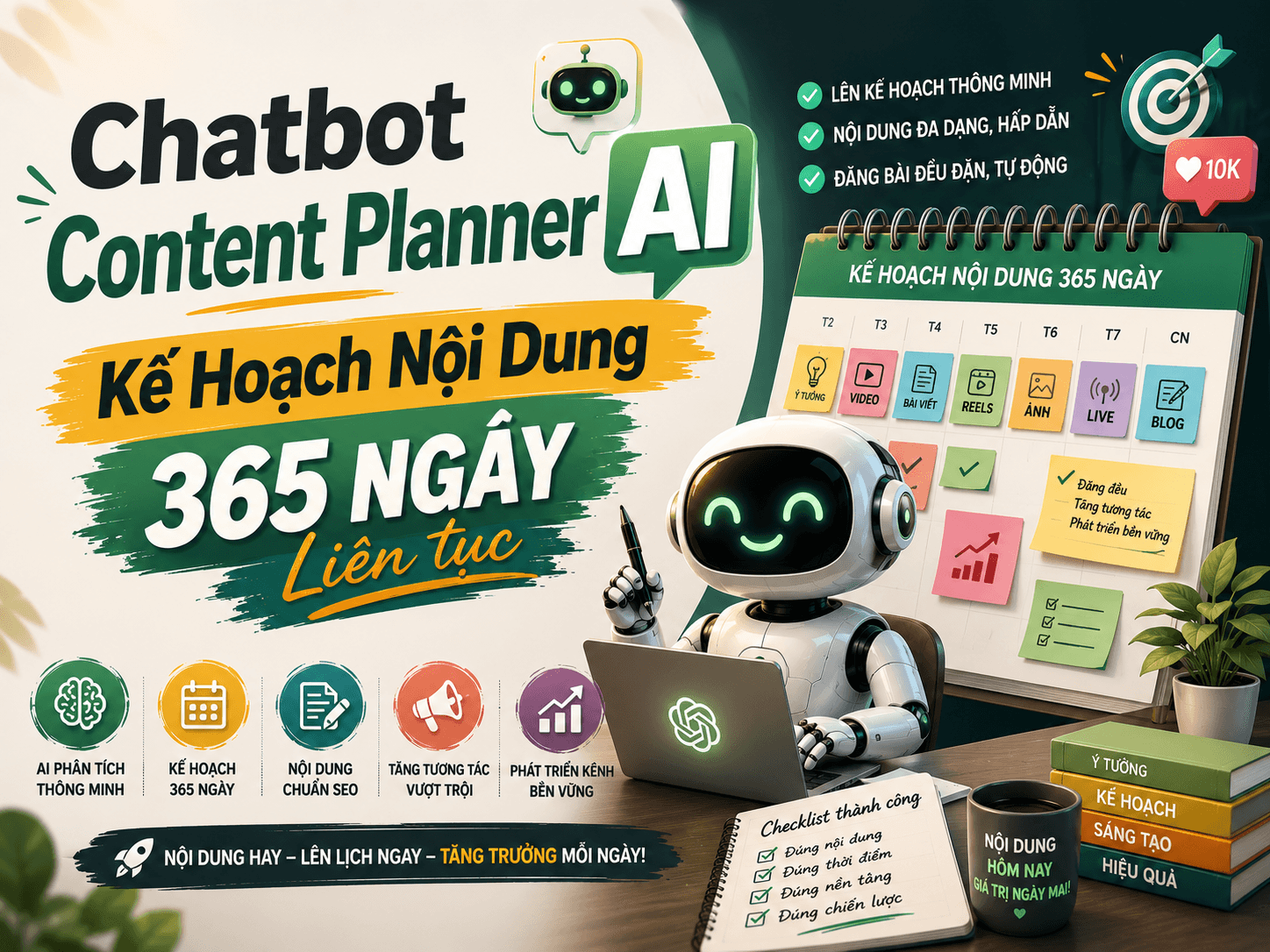 Chatbot Content Planner AI 365 Ngày